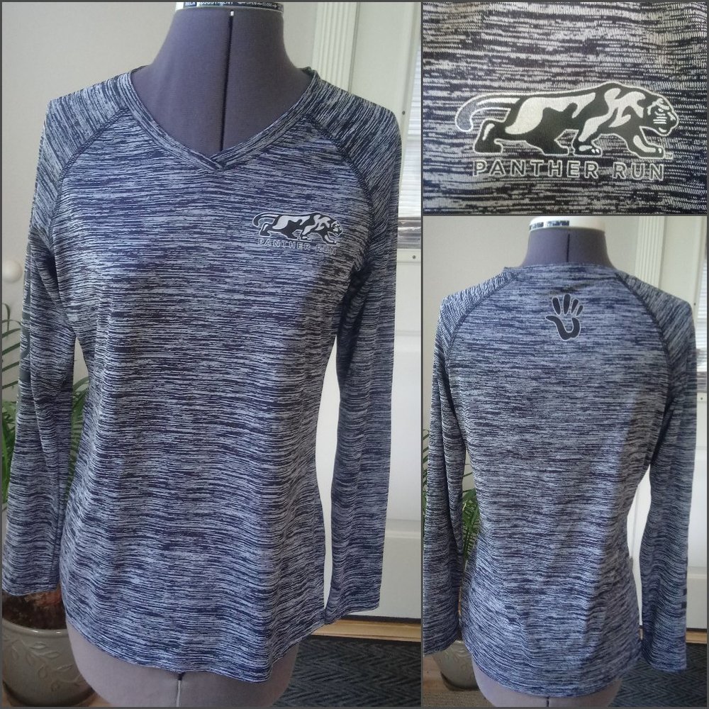 BAW Raglan Long Sleeved Panther Run Athletic T